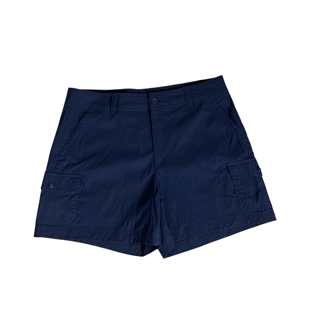 Eddie‎ Bauer Cargo Pocket Shorts Blue Womens Size 14
